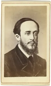 Portrait of the writer and social critic Dmitry Pisarev (1840-1868), 1860s