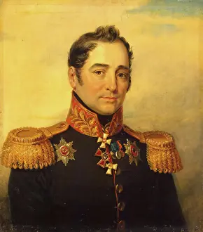 Workshop Of Prints: Portrait of Yegor I. Vlastov (1769/70-1837), 1824. Creator: Workshop of George Dawe