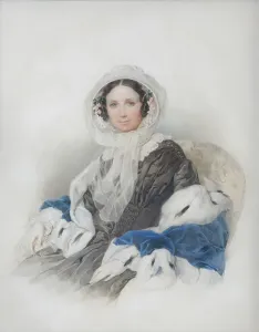 Sokolov Prints: Portrait of Yelena Fyodorovna Ryumina (1800-1874)