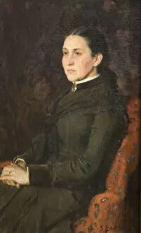 Portrait of Yelizaveta Grigoryevna Mamontova (1847-1908), 1885
