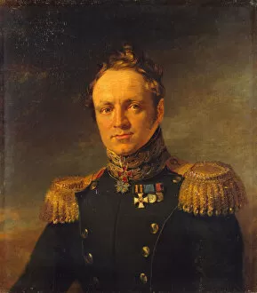 Golovin Gallery: Portrait of Yevgeny Alexandrovich Golovin (1782-1858), before 1825. Artist: Dawe, George (1781-1829)