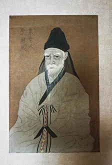 Portrait of Yi Hwang (1501-1570), 20th century. Creator: Anonymous
