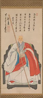 Founder Gallery: Portrait of Yinyuan Longqi (Ingen Ryuki), 1676. Creator: Unknown