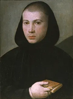 Portrait of a young Benedictine monk, First Half of 16th cen Creator: Caroto, Giovan Francesco (c