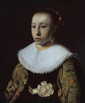 Portrait of a Young Girl, 1633 / 35. Creator: Pieter Dubordieu