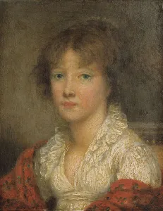 Greuse Jean Baptiste Prints: Portrait of a young girl, c1790-1795