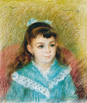 Images Dated 31st October 2013: Portrait of a Young Girl (Elisabeth Maitre), 1879. Artist: Renoir, Pierre Auguste (1841-1919)