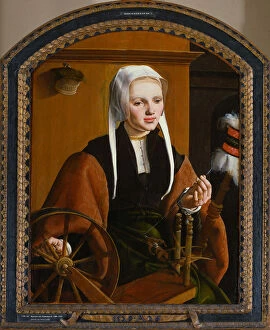 Heemskerck Gallery: Portrait of a Young Lady, 1529. Artist: Heemskerck, Maarten Jacobsz, van (1498-1574)