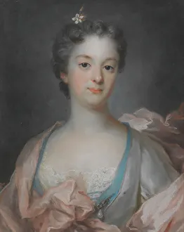 Rosy Cheeked Prints: Portrait of a Young Lady, 18th century. Creator: Gustaf Lundberg