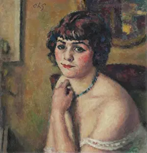 1909 Prints: Portrait of a Young Lady, 1909. Creator: Charles Guerin