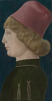 Tempera On Wood Collection: Portrait of a Young Man, 1470s. Creator: Cosme Tura