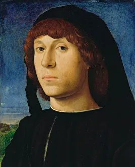 Elegant Prints: Portrait of a Young Man, 1478. Artist: Antonello da Messina (ca 1430-1479)