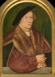 Bartholomäus Bruyn Prints: Portrait of a Young Man, 1528. Creator: Bartholomaeus Bruyn the Elder