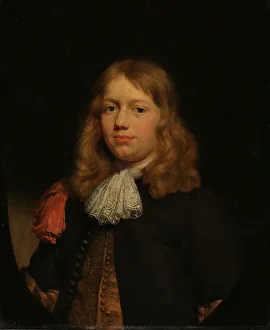 Nicolaes Maes Prints: Portrait of a young Man, 1670-1680. Creator: Nicolaes Maes