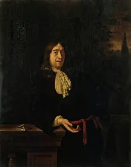 Mieris Frans Van Prints: Portrait of a Young Man, 1681. Creator: Frans van Mieris I