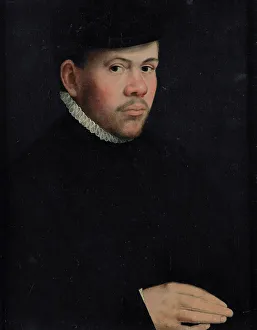 Unshaven Prints: Portrait of a young man, 16th century. Creator: Antonis Mor