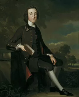 Stockings Collection: Portrait of a Young Man, 1749 / 52. Creator: John Wollaston