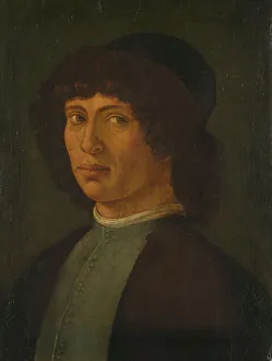 Lippi Filippino Prints: Portrait of a Young Man, 1750-1850. Creator: Filippino Lippi (manner of)