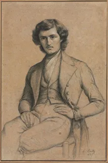Portrait of a Young Man, 1837. Creator: Louis Leopold Boilly (French, 1761-1845)