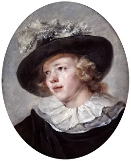 Adolescent Prints: Portrait of a Young Man, 18th / early 19th century. Artist: Jean-Honore Fragonard