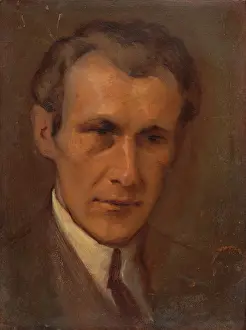 Milan Thomka Mitrovsk Prints: Portrait of a Young Man, 1920-1930. Creator: Milan Thomka Mitrovsky