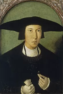 Matrimony Gallery: Portrait of a Young Man. Artist: Mostaert, Jan (1472 / 73-1555 / 56)