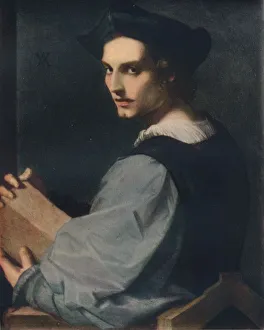 Portrait of a Young Man, c1517, (1911). Artist: Andrea del Sarto Portrait of a Young Man, c1517, (1911). Artist: Andrea del Sarto