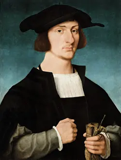Portrait of a Young Man, c1520. Creator: Cleve, Joos van (ca. 1485-1540)