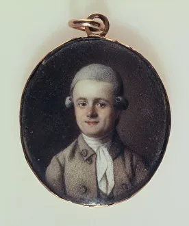 Necktie Prints: Portrait of a young man, c1790. Creators: Austrian School, Ecole Francaise