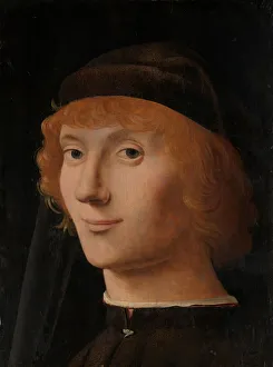 Enigmatic Prints: Portrait of a Young Man, ca. 1470. Creator: Antonello da Messina