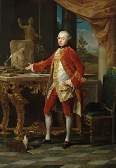 Batoni Collection: Portrait of a Young Man, ca. 1760-65. Creator: Pompeo Batoni
