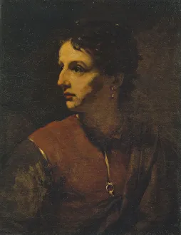 1655 Prints: Portrait of a Young Man with an Earring, 1655. Creator: Drost, Willem (1633-1659)