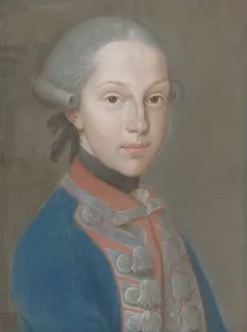 Portrait of a Young Man in Uniform, 1790s. Creator: Unknown