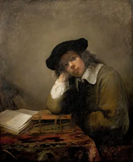 Studying Prints: Portrait of young student ('The Student')