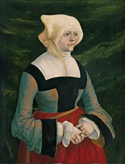 Apprehension Prints: Portrait of a young Woman, 1522. Creator: Albrecht Altdorfer