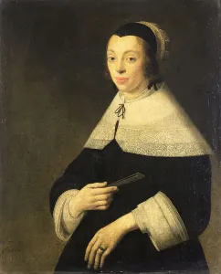 Palamedesz Anthonie Prints: Portrait of a Young Woman, 1654. Creator: Anthonie Palamedesz