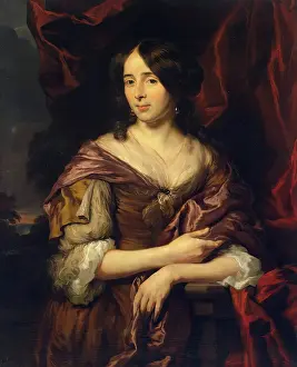 Earring Prints: Portrait of a Young Woman, 1678. Creator: Nicolaes Maes