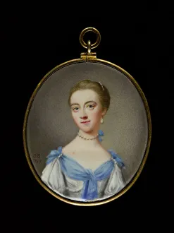 Musee Cognacq Jay Prints: Portrait of a young woman, between 1700 and 1750. Creator: English School