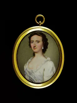 Musee Cognacq Jay Prints: Portrait of a young woman, between 1700 and 1750. Creator: English School