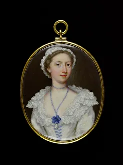 Musee Cognacq Jay Prints: Portrait of a young woman, between 1700 and 1750. Creator: English School