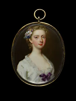 Musee Cognacq Jay Prints: Portrait of a young woman, between 1750 and 1775. Creator: English School