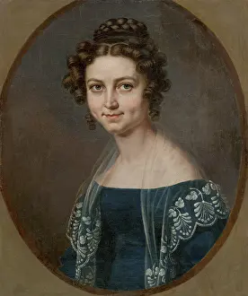 Portrait of a Young Woman, 1826. Creator: Janos Rombauer