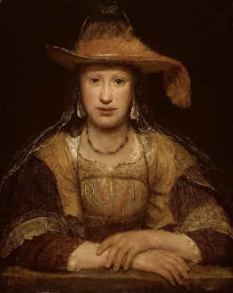 Arent De Gelder Prints: Portrait of a Young Woman, c. 1690. Creator: Aert de Gelder
