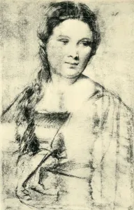 Tiziano Gallery: Portrait of a young woman, c1515, (1943). Creator: Titian
