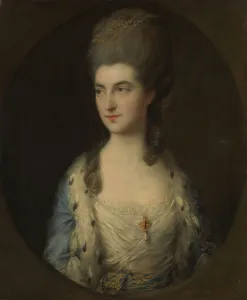 Gainsborough Prints: Portrait of a Young Woman, Called Miss Sparrow, 1770s. Creator: Thomas Gainsborough