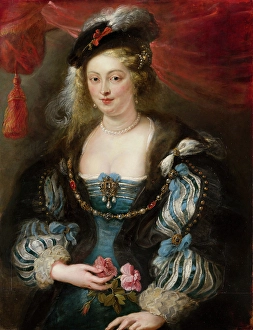 Rubens Sir Peter Paul Prints: Portrait of a Young Woman. Creator: Peter Paul Rubens