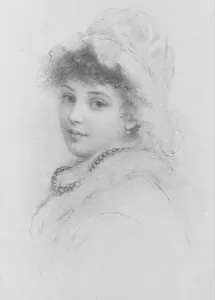 Portrait of a Young Woman. Creator: Samuel Worcester Rowse