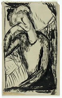 Portrait of a Young Woman, n.d. Creator: Amadeo Modigliani