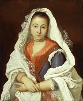 Portrait of a Young Woman, possibly 1740s. Creator: Unknown