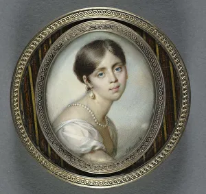 Jean Urbain Guerin Prints: Portrait of a Young Woman in White, 1805. Creator: Jean-Urbain Guerin (French, 1760-1836)